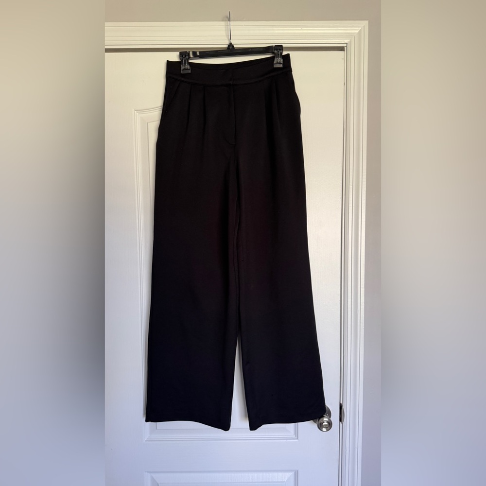 H&M high waisted flared black pants
